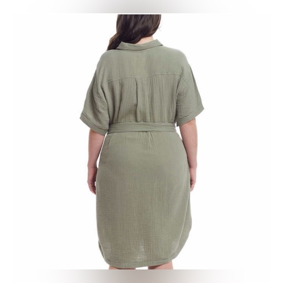 Weatherproof Vintage Women’s Gauze Dress Size:M Green NWT) - Picture 4 of 6
